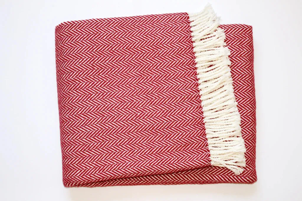 A Soft Idea Plush Herringbone Throw Blanket - Multiple Colors!