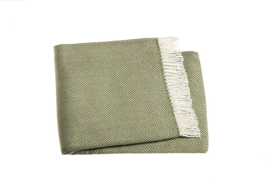 A Soft Idea Plush Herringbone Throw Blanket - Multiple Colors!