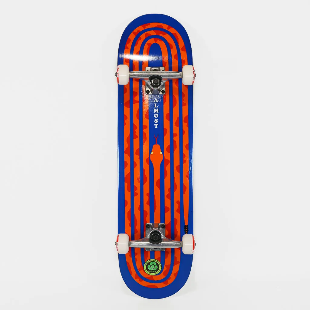 Almost Skateboards - 8.25 Snake First Push Complete Skateboard - Blue / Orange