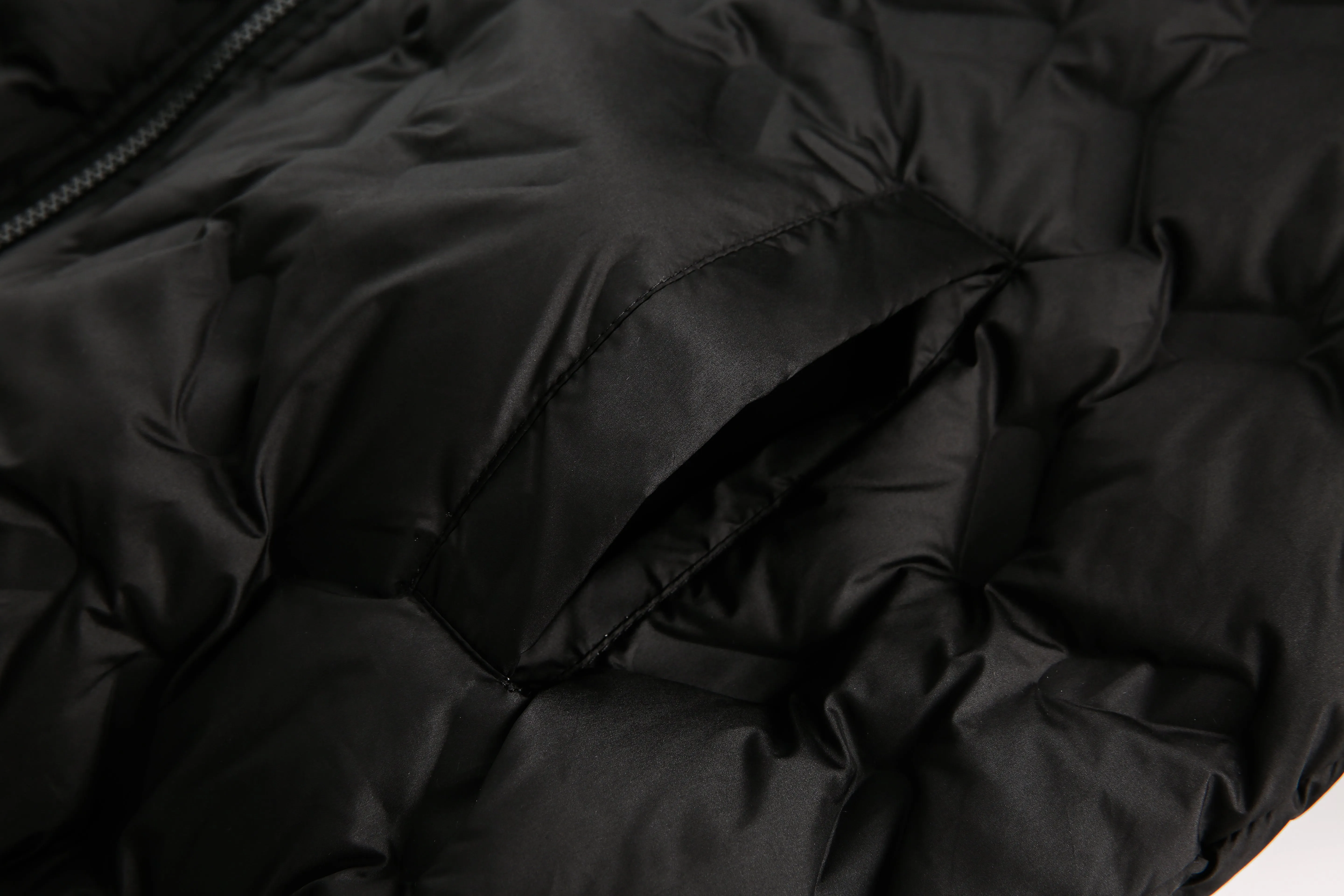 Alpine Guard | Black Layered Puffer Jacket