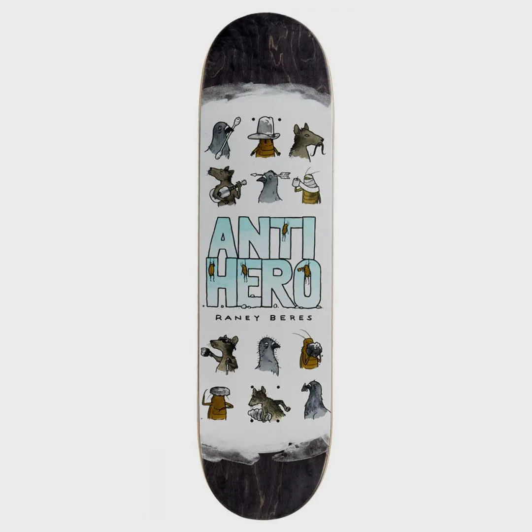 Anti Hero Skateboards - 8.38 Raney Beres Usual Suspects Skateboard Deck - Various Stain