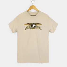 Anti Hero Skateboards - Eagle T-Shirt - Sand / Brown