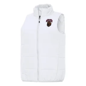 Antigua Montana Grizzlies Women's White Experience Full-Zip Vest