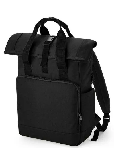 BagBase Recycled Twin Handle Roll-Top Laptop Backpack