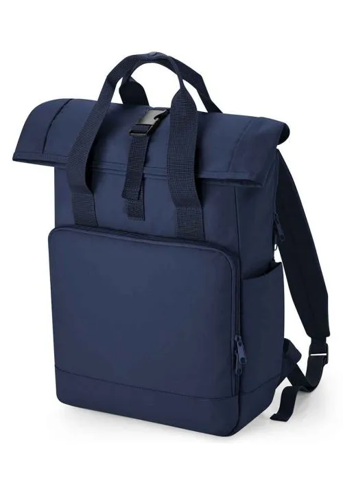 BagBase Recycled Twin Handle Roll-Top Laptop Backpack