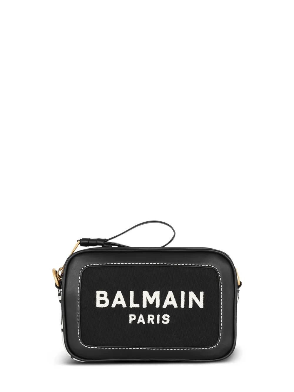 Balmain B-Army Camera Case in Ivoire/Noir