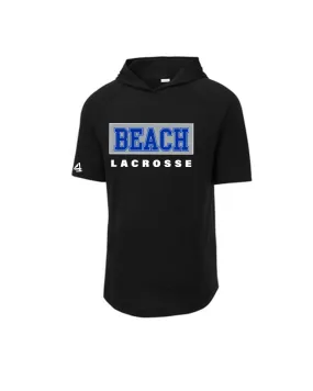 BEACH LACROSSE Short Sleeve Triblend Men's Hoodie