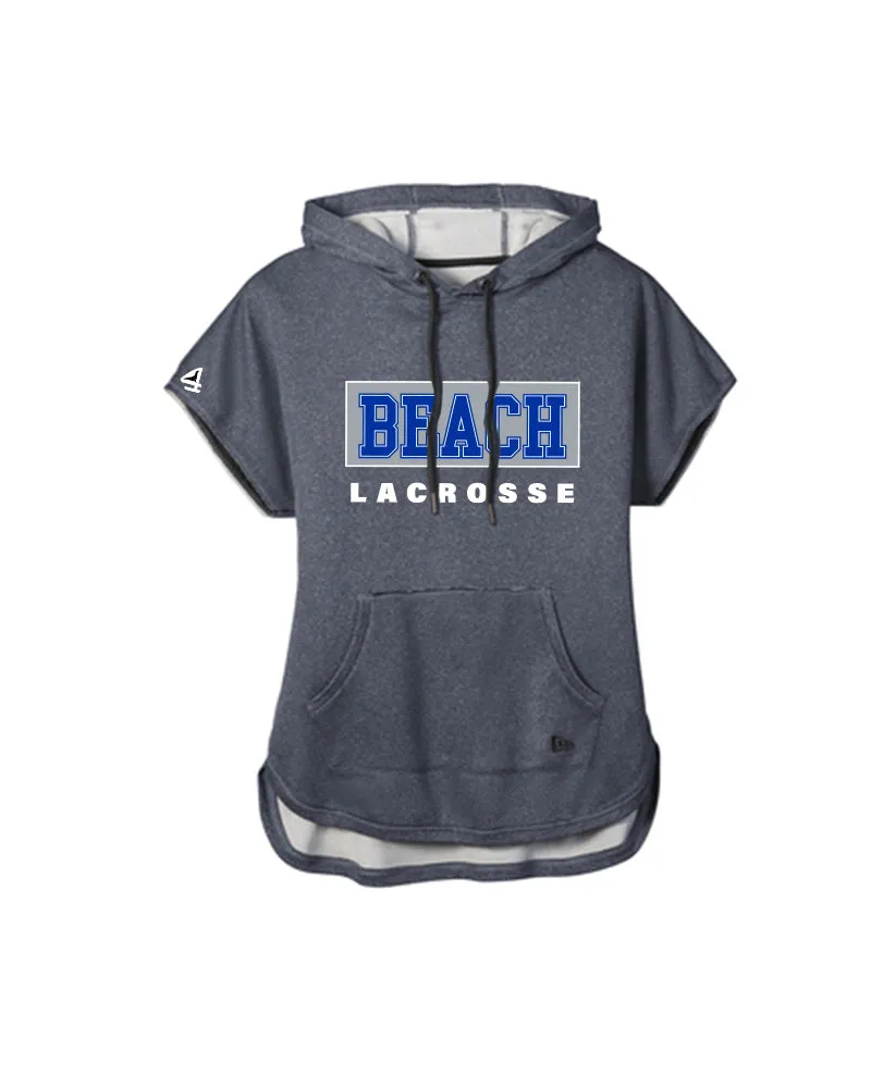 BEACH LACROSSE Short Sleeve Triblend Women's Hoodie