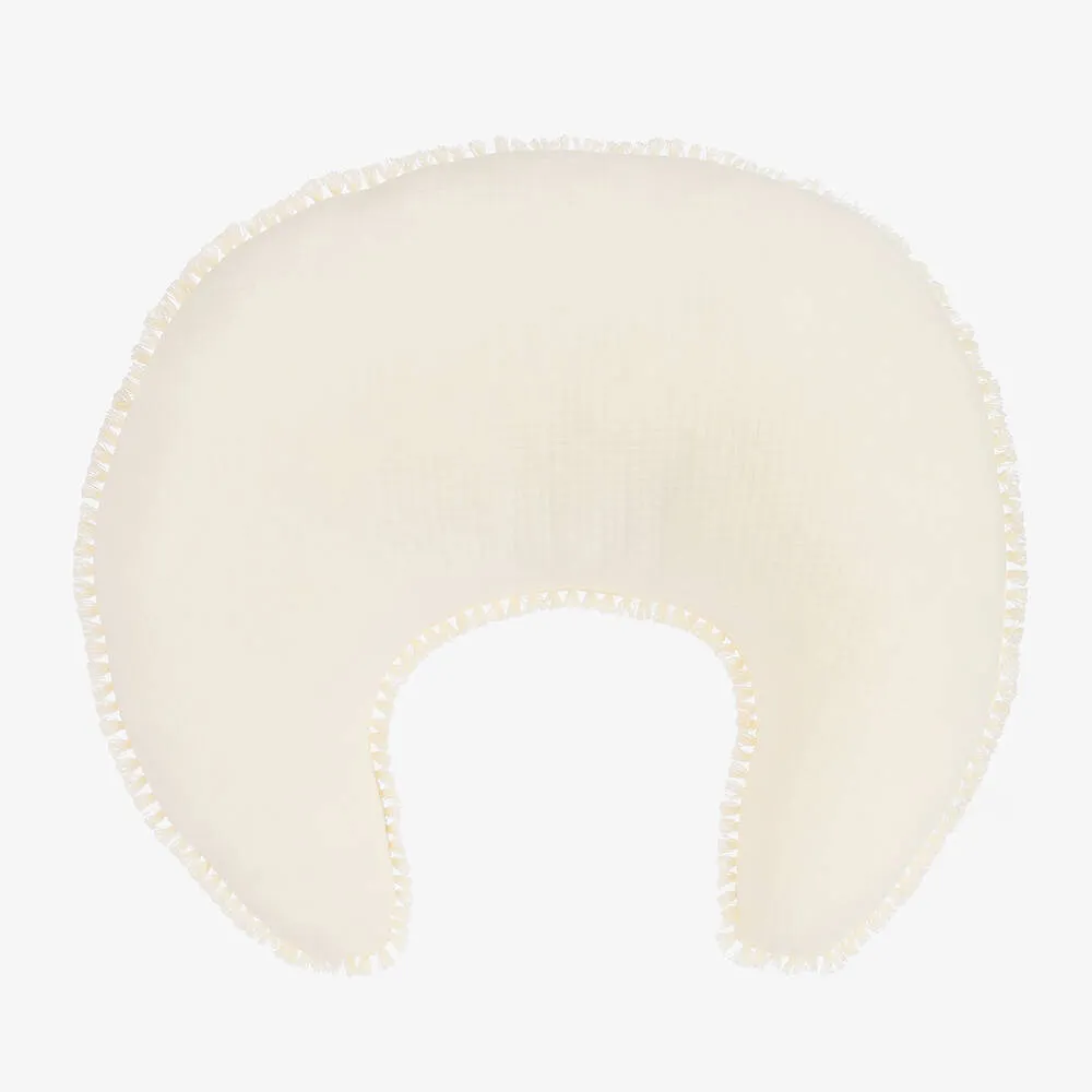 Beige Organic Cotton Nursing Pillow (52cm)