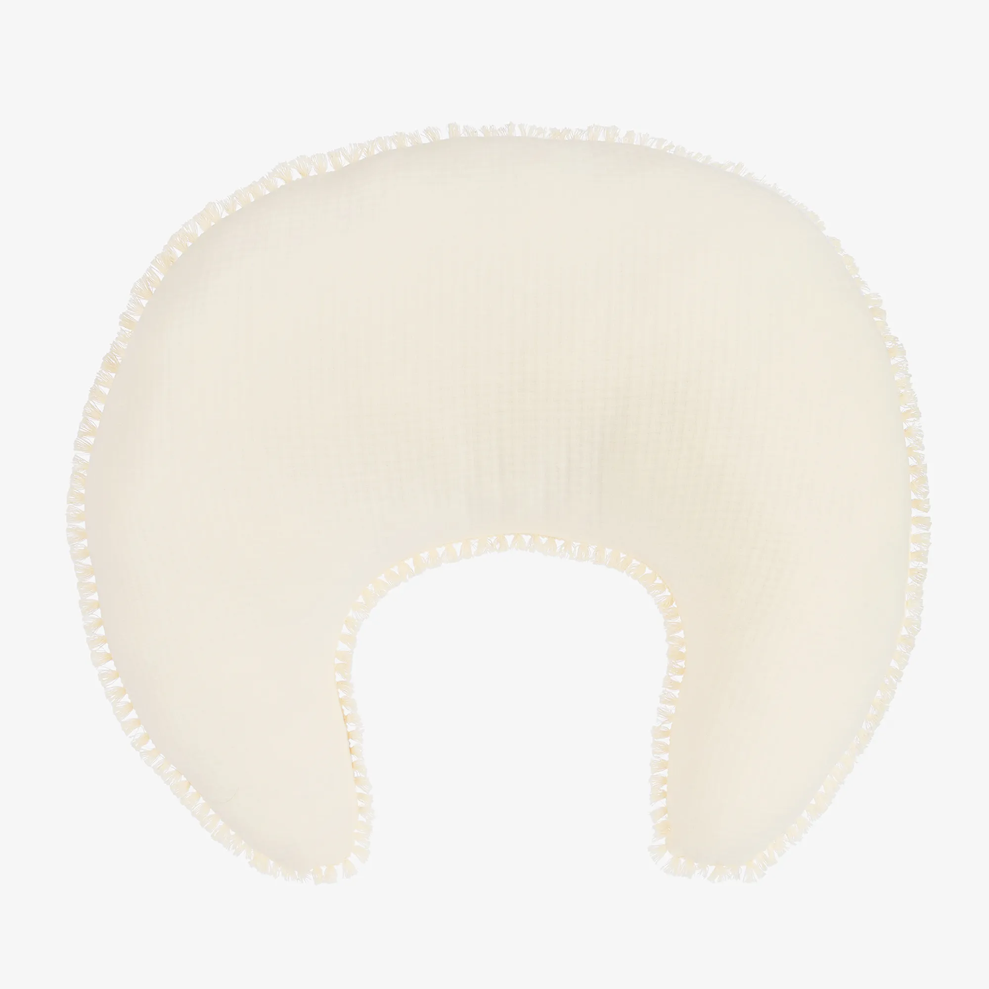 Beige Organic Cotton Nursing Pillow (52cm)