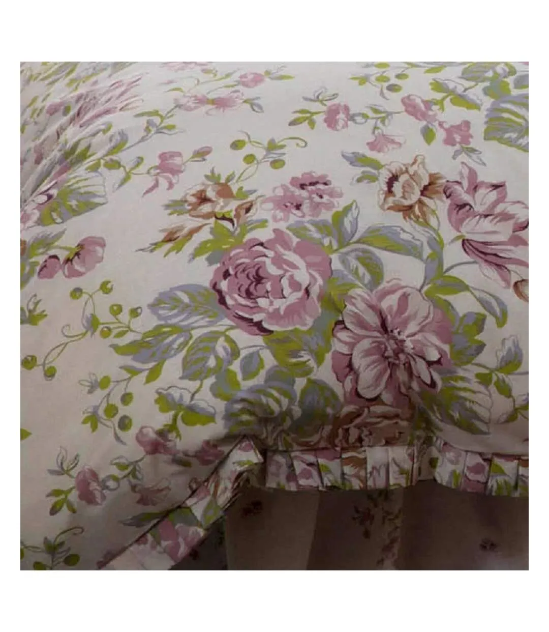 Belledorm Rose Boutique Duvet Cover (Ivory/Pink/Green) - UTBM274