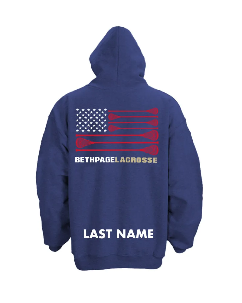 Bethpage Lax Flag Hoodie