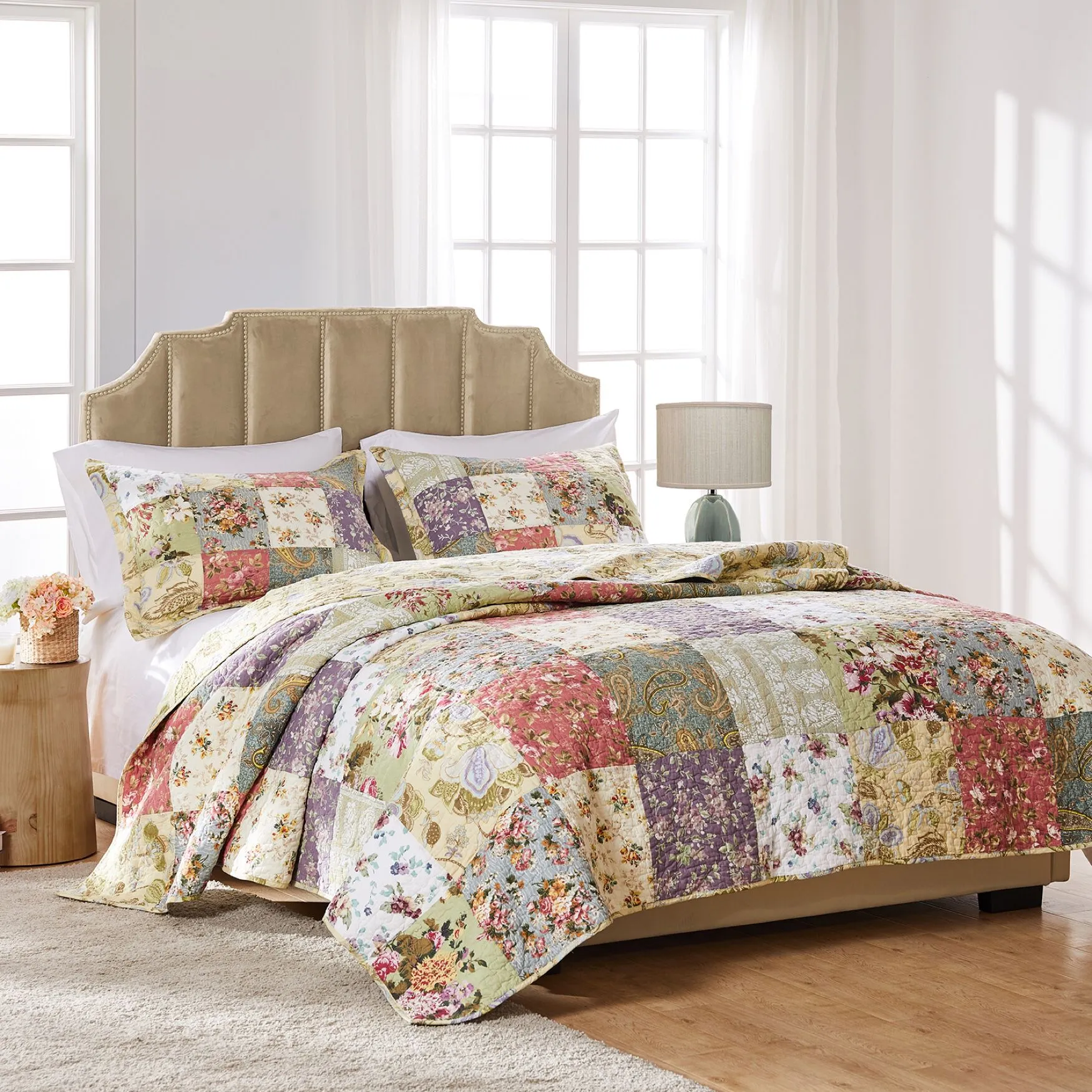 Blooming Prairie Quilt Set 