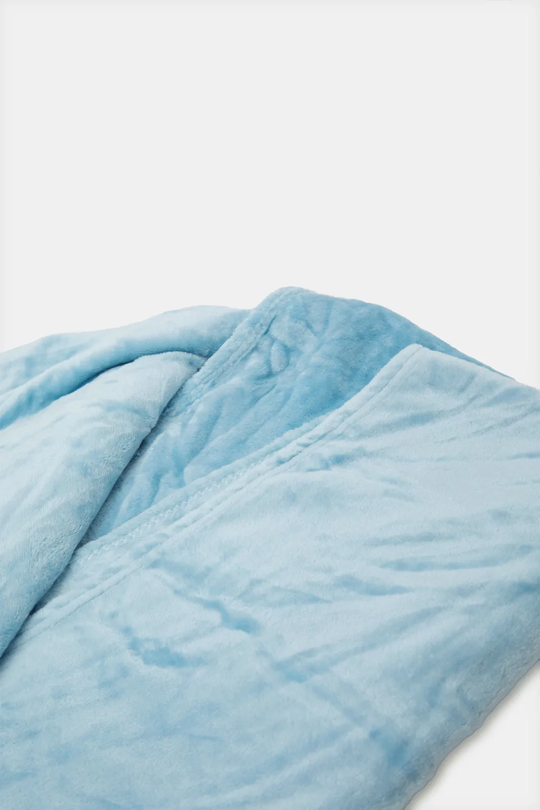 Blue Flannel Blanket (Single Size)