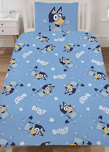 Bluey Bluey Yippee Fleece Single Duvet Cover Set | Kaleidoscope