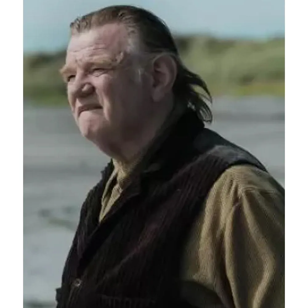 Brendan Gleeson The Banshees of Inisherin Corduroy Brown Vest