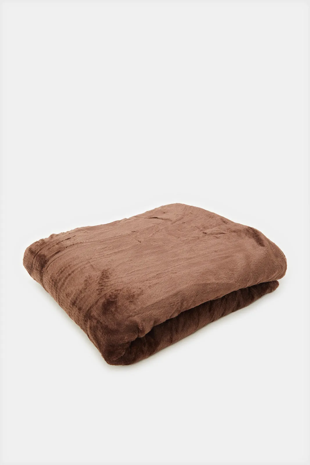 Brown Flannel Blanket (Single Size)