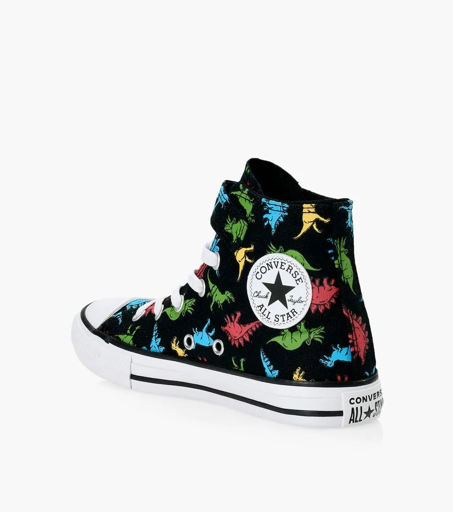 Browns CONVERSE CHUCK TAYLOR ALL STAR 1V DINAUSAURS - Black & Colour | BrownsShoes