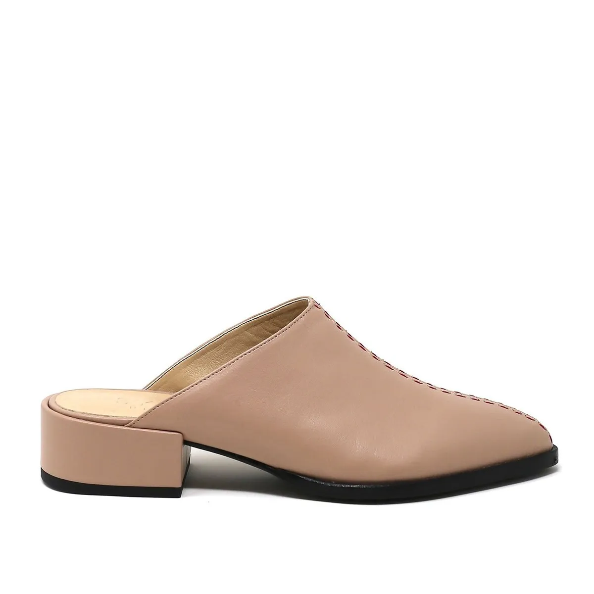 CASS vegan nappa Mules - blush