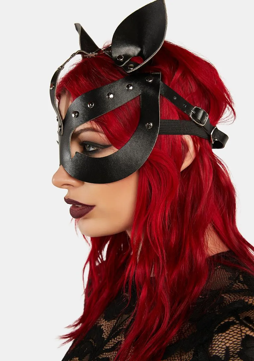 Catty On Camera Vegan Leather Mask-