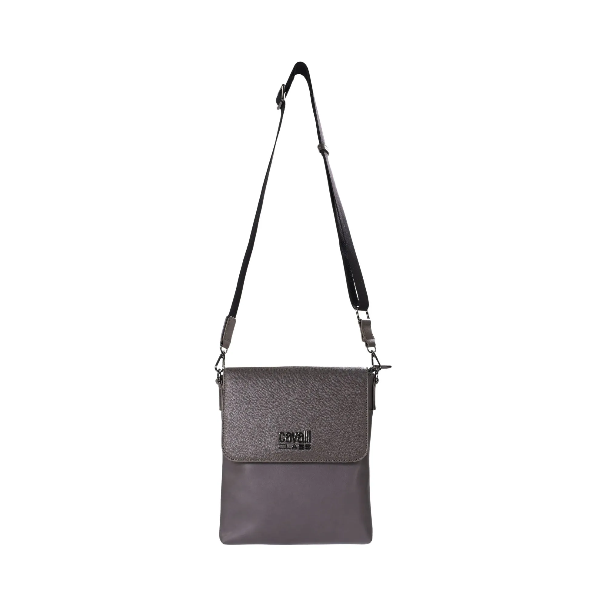 Cavalli Class Men's Monza Dark Grey Crossbody Bag