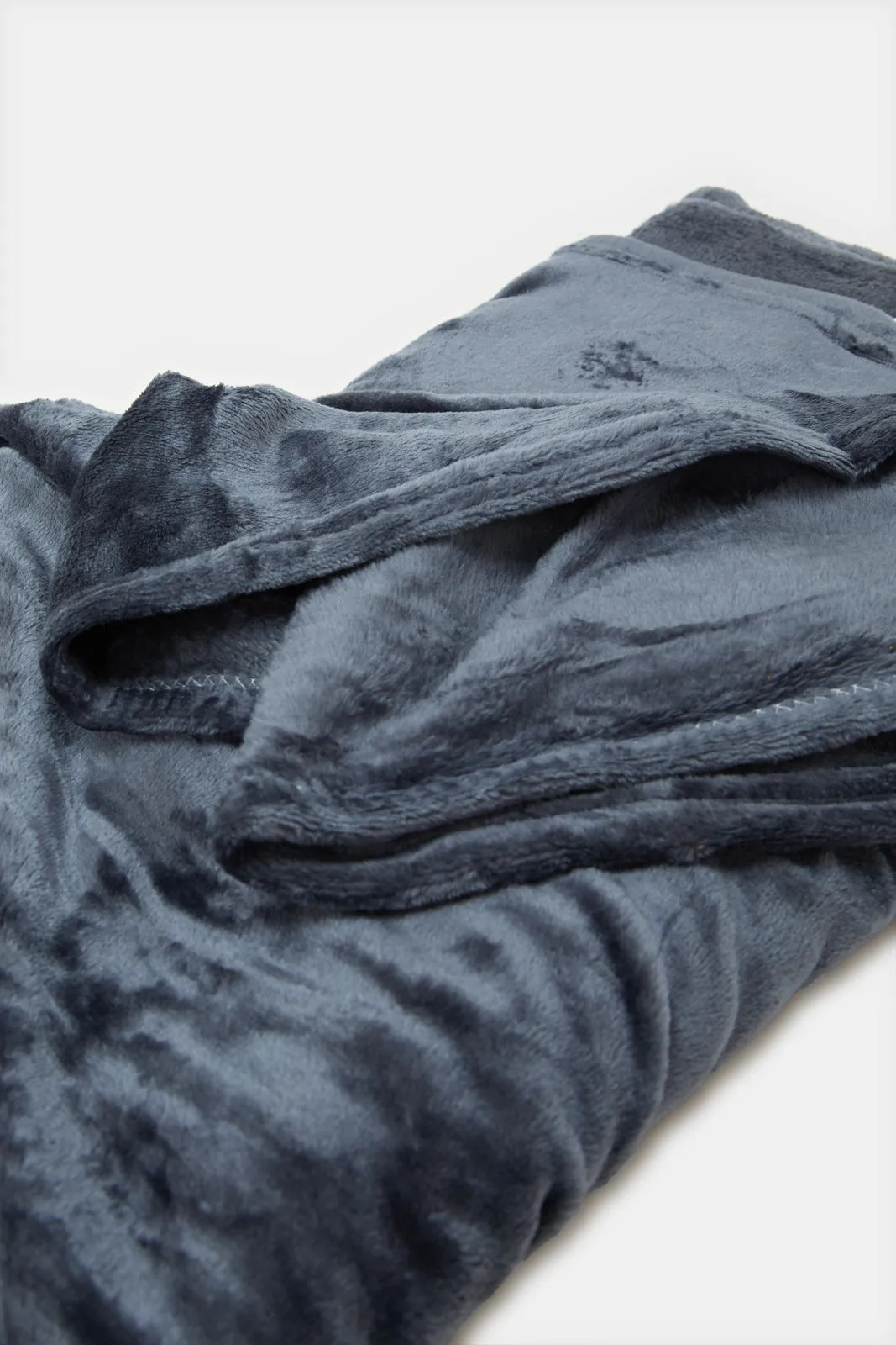 Charcoal Flannel Blanket (Single Size)