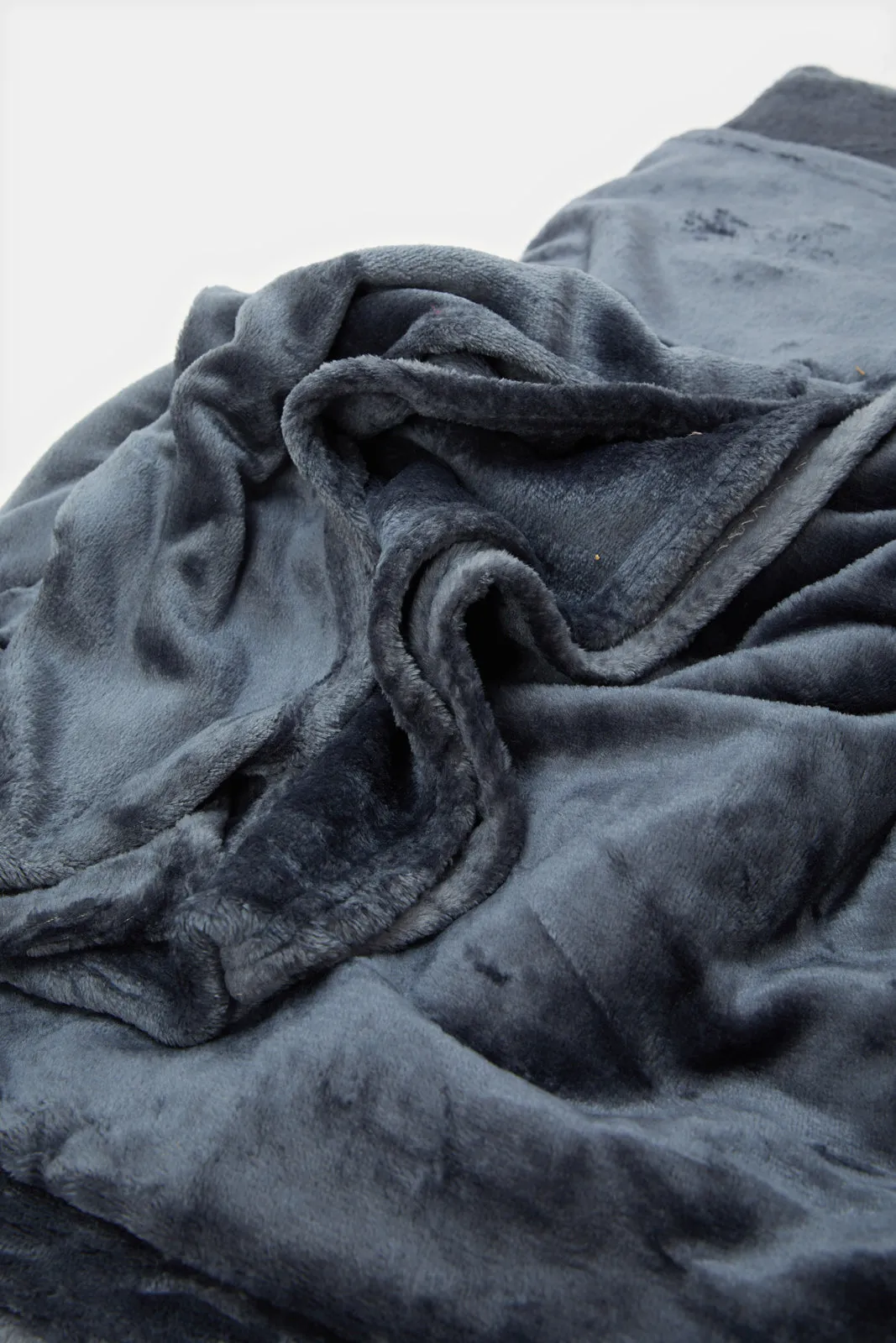 Charcoal Flannel Blanket (Single Size)