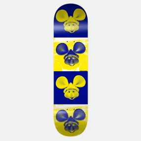 Cleaver Skateboards - 8.5 Bucchieri Topo Skateboard Deck - Yellow