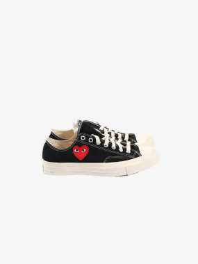 COMME DES GARCONS PLAY X CONVERSE - Chuck Taylor 70 Small Red Heart Low Top Sneakers