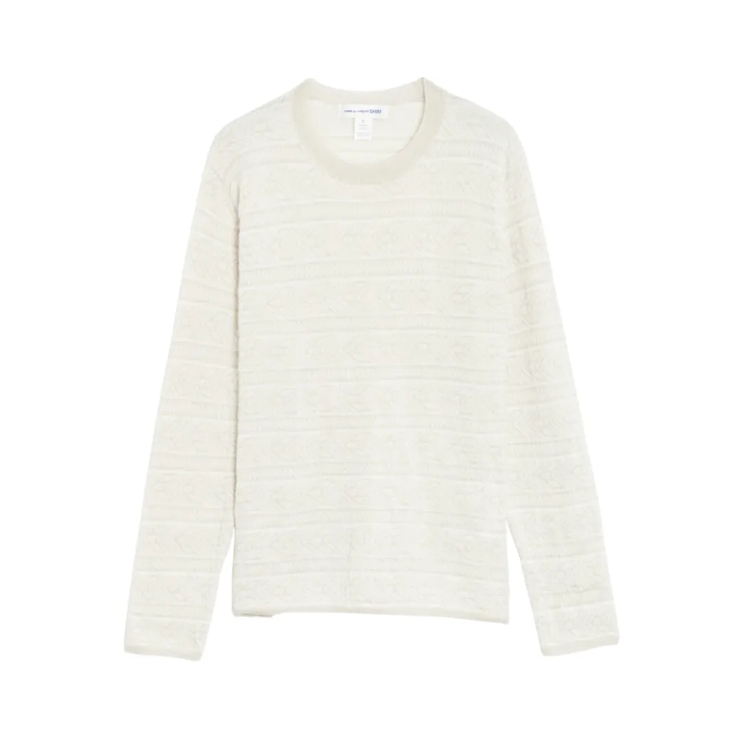 COMME des GARONS SHIRT Knit Sweater - Grey