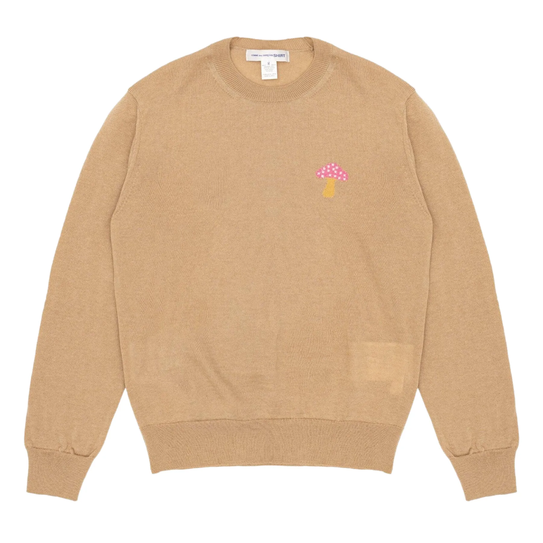 COMME des GARONS Shirt x Brett Westfall Knit Mushroom Sweater - Beige