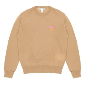 COMME des GARONS Shirt x Brett Westfall Knit Mushroom Sweater - Beige