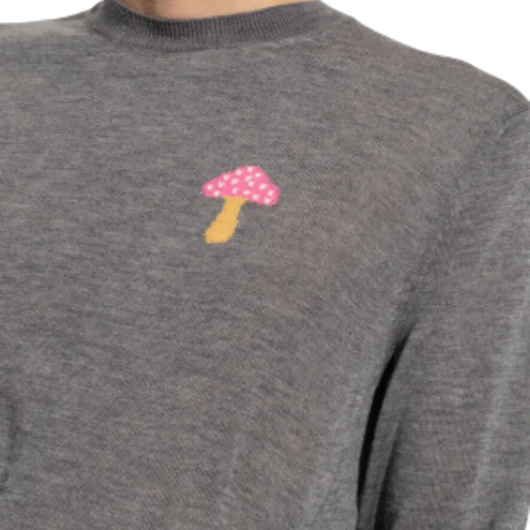 COMME des GARONS Shirt x Brett Westfall Knit Mushroom Sweater - Grey