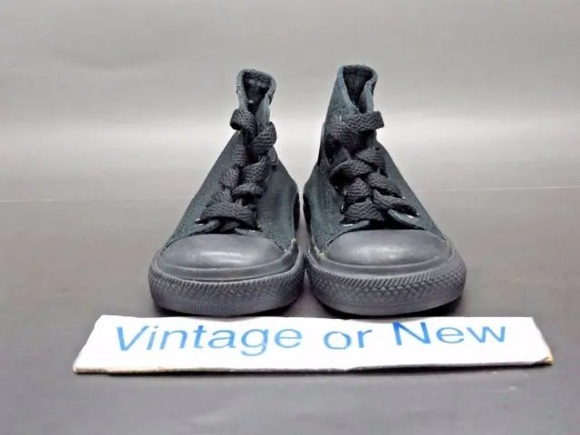 Converse All Star HI Chuck Taylor Black Canvas Toddler sz 3