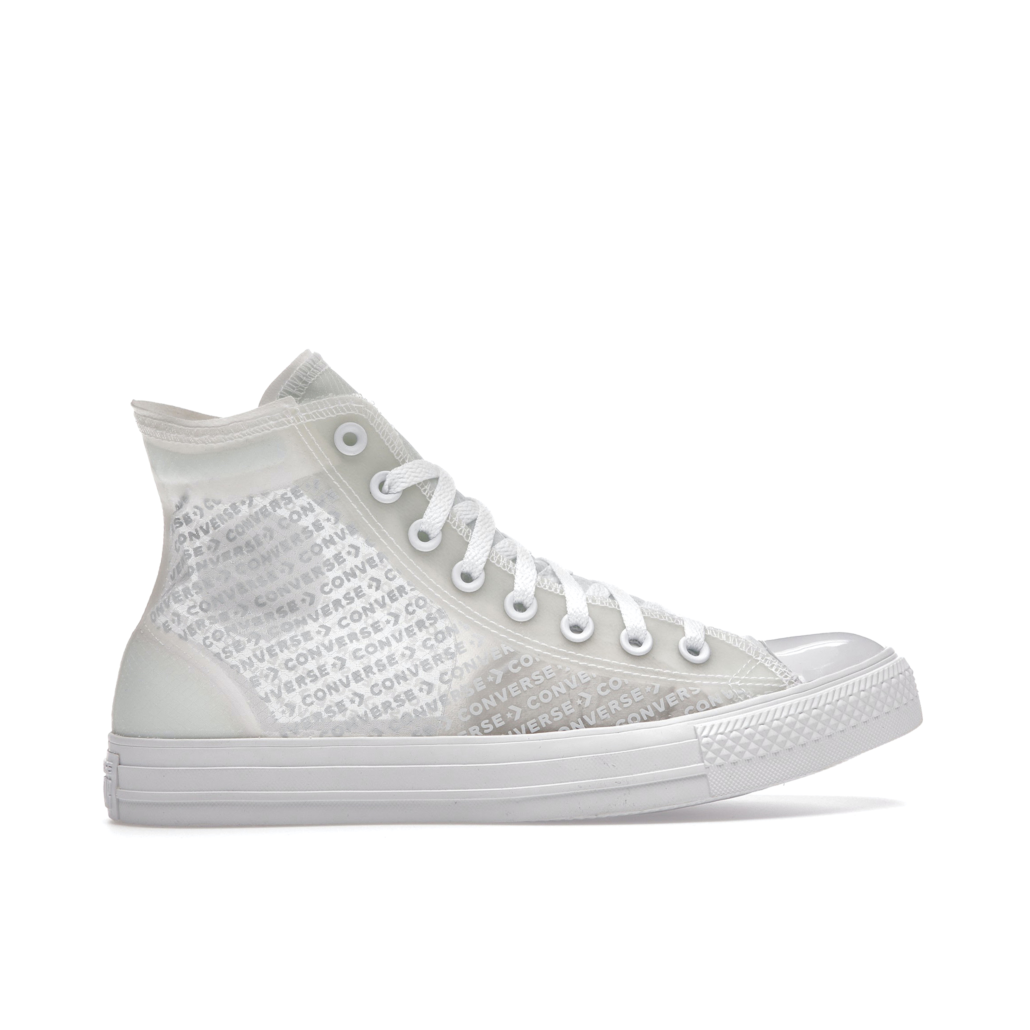 Converse Chuck Taylor All-Star Hi Translucent White | 165609C | Laced