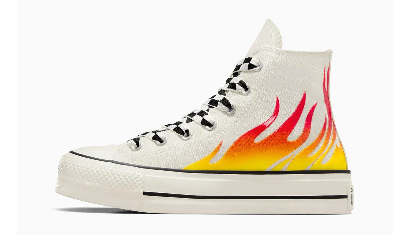 Converse Chuck Taylor All Star Lift Platform Flames