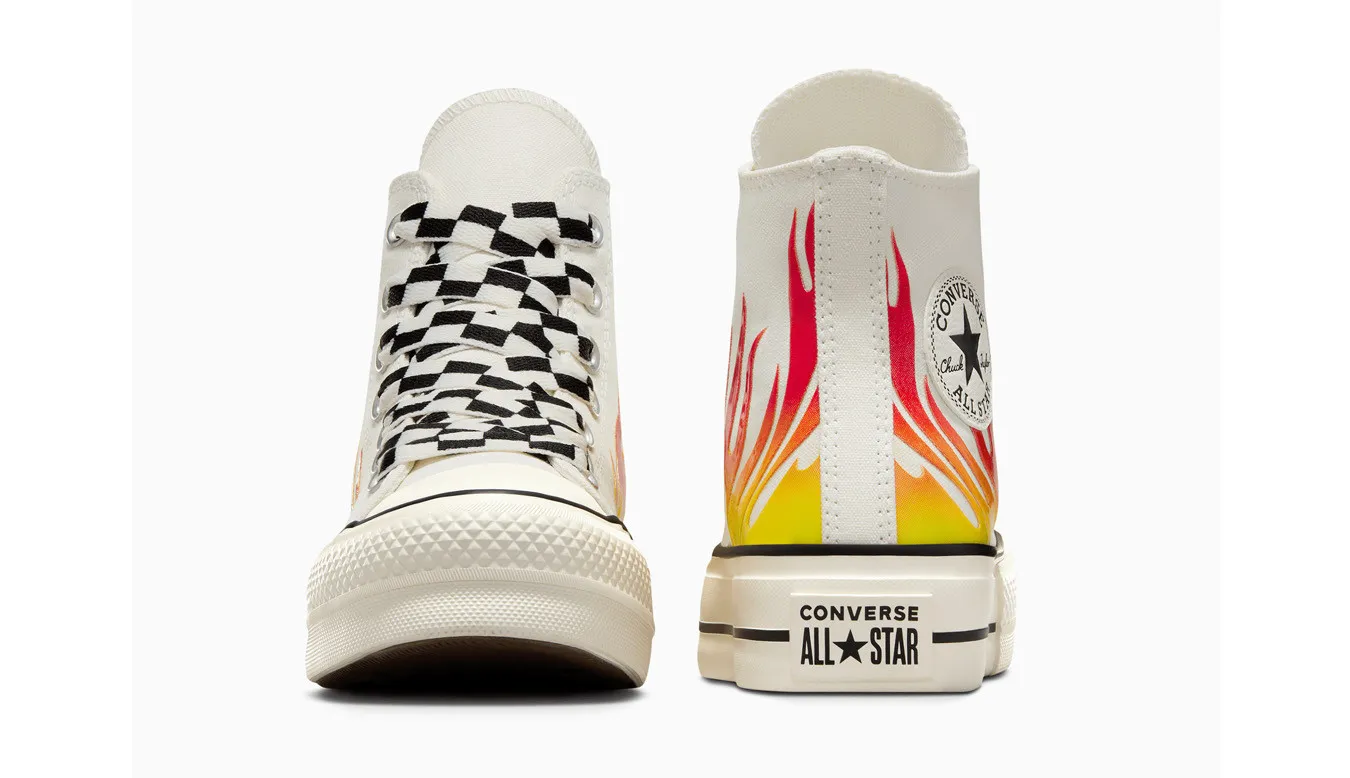 Converse Chuck Taylor All Star Lift Platform Flames