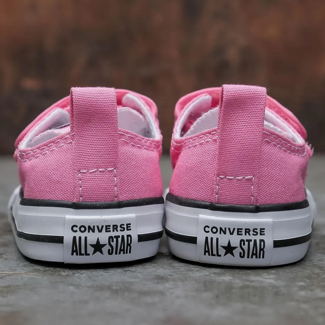 Converse Little Kids Chuck Taylor All Star Hook And Loop Ox (pink)