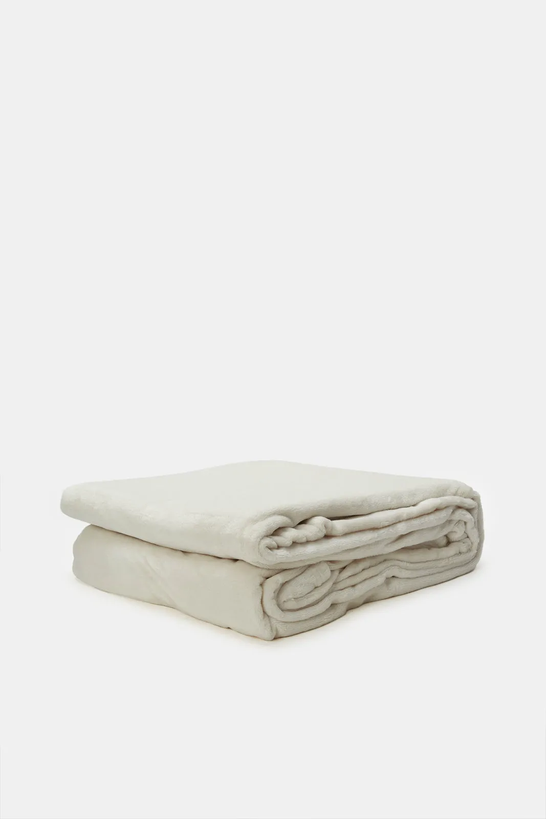 Cream Ultra Soft Blanket- (Double Size)