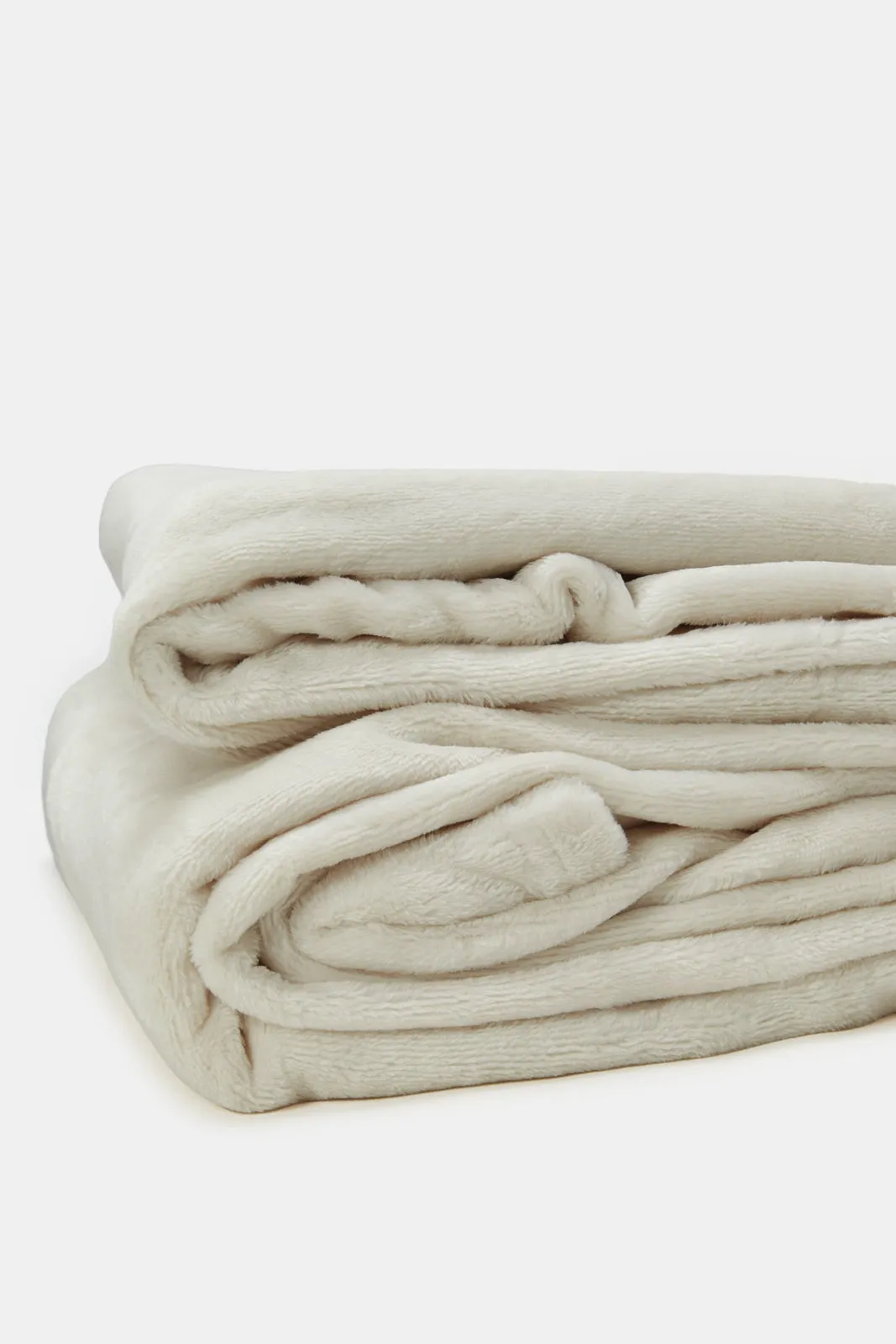 Cream Ultra Soft Blanket- (Single Size)