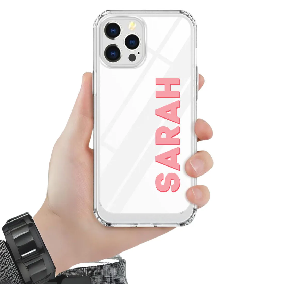 Custom IPhone 11 Clear Case with Name Transparent Cases with a Camera Protection