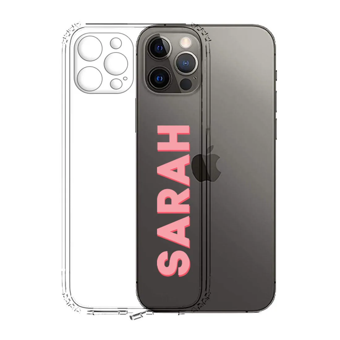 Custom IPhone 11 Clear Case with Name Transparent Cases with a Camera Protection