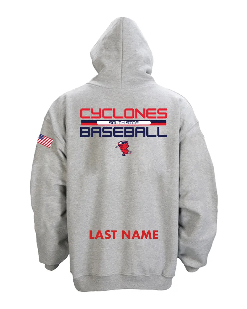 Cyclones Baseball Pop-up Hoodie