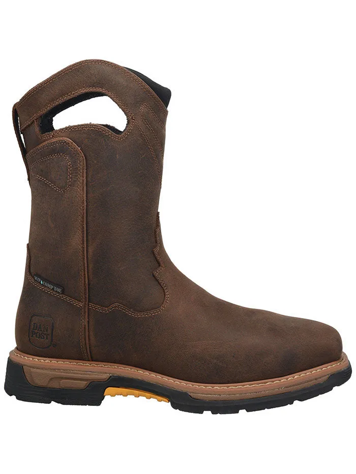 Dan Post DP56423 Mens Thunderhead Waterproof Western Work Boot Tan