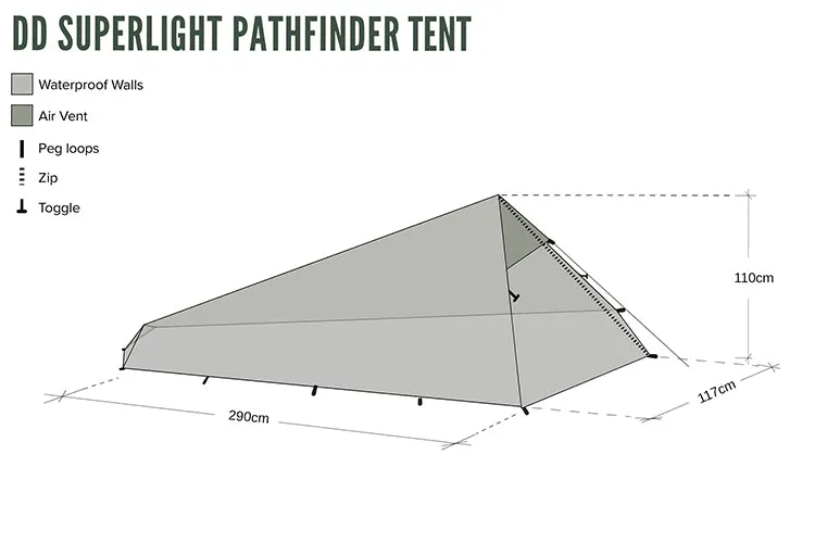 DD Hammocks Superlight Pathfinder Tent