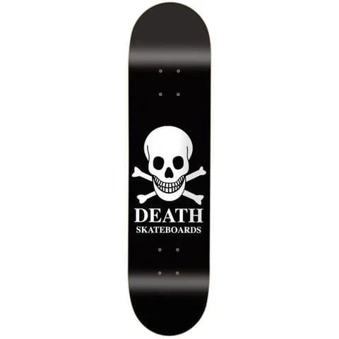 Death Skateboards OG Skull Black Skateboard Deck 8.375