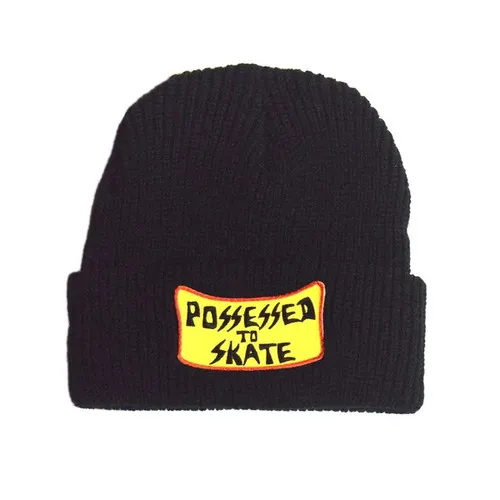 Dogtown Skateboards Beanie Suicidal Possessed to Skate Black