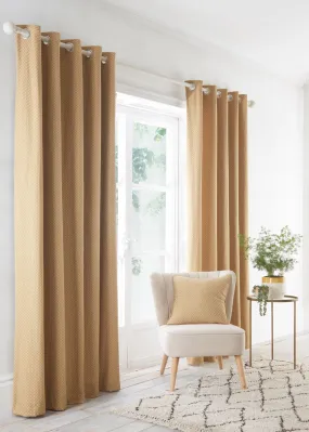 Dreams & Drapes Indiana Jacquard Eyelet Curtains