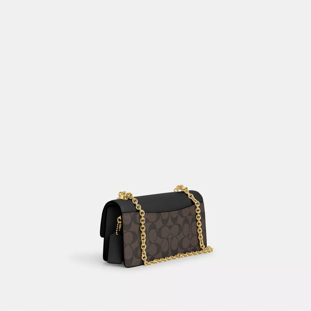 Eliza Flap Crossbody Bag In Signature Canvas