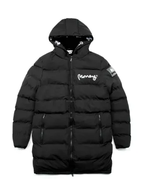 Emerton Longline Padded Jacket Black